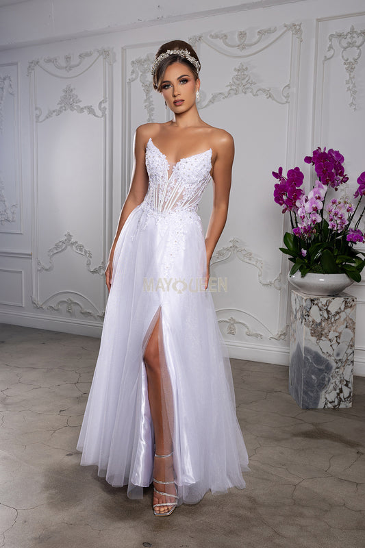 A-line wedding gown