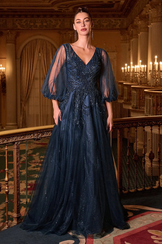 mothers of the bride long sleeves & layered skirt