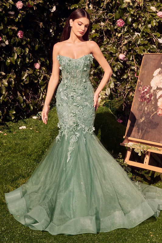 DYNASTY LACE MERMAID GOWN
